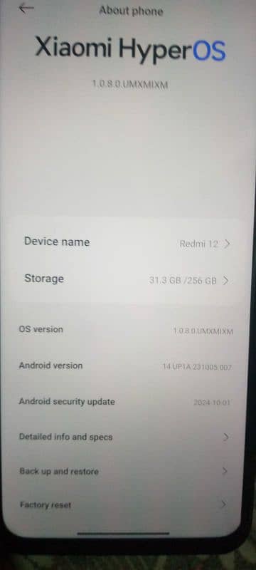 redmi 12 10/10 condition 8/256 90hzz 6.79 inches display pta approved 3