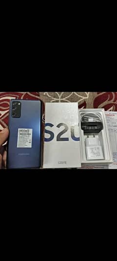 samsung s20 FE 8/128 officially pta approved with box and charger