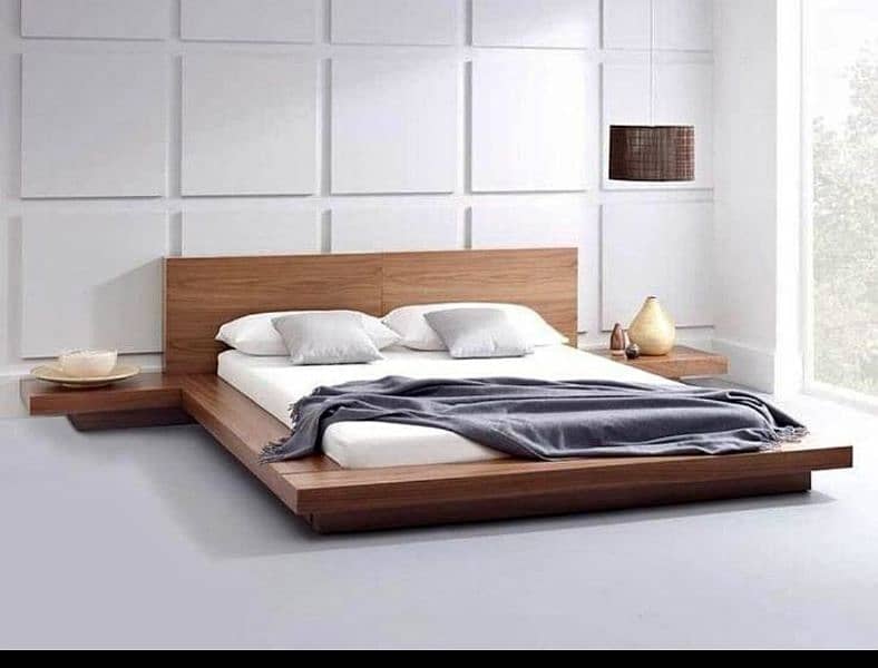 Bed set / King Size bed / Double Bed / Wooden bed 19