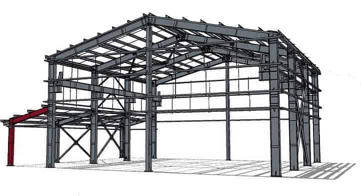 Industrial factory shed/ Dairy farm / steel Shed / Sandwich panels 6