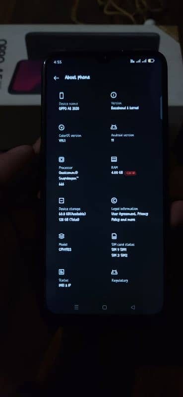 OPPO A5 2020 4/128 PTA APPROVED 6