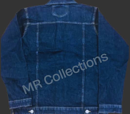 Jacket Blue & Black Denim (Jeans) with multiple Pockets 3