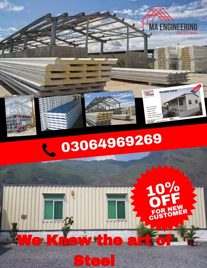 Industrial factory shed/ Dairy farm / steel Shed / Sandwich panels 9