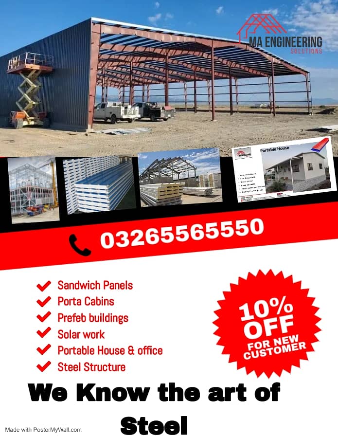 Industrial factory shed/ Dairy farm / steel Shed / Sandwich panels 10