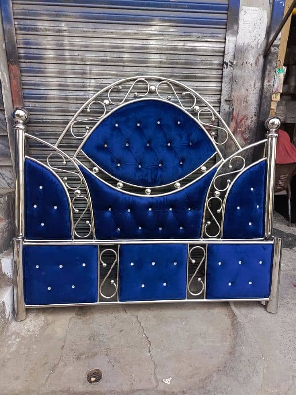 Stainless Steel Double Bed with orgun welding finishing 7