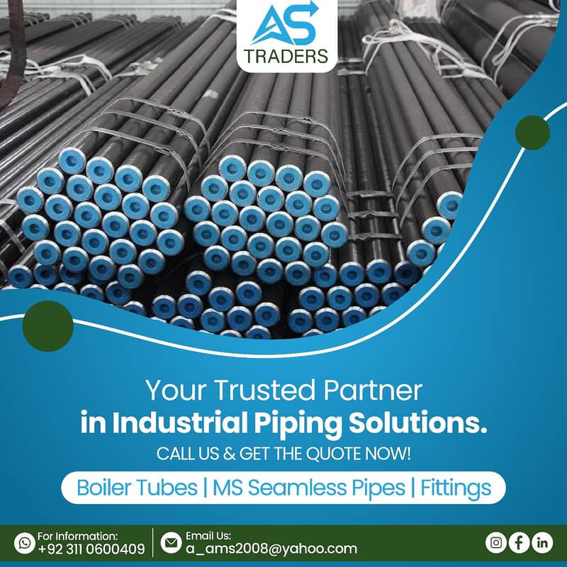 MS seamless pipe/ CS seamless pipe/ MS boiler tube 19