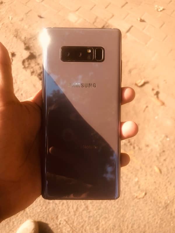 Samsung note 8 6gb ram 64gb Rom pta aproved 0