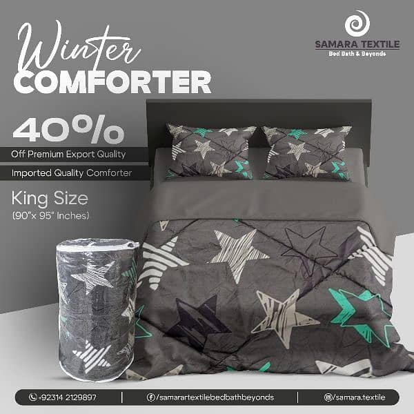 Winter Comforters 450 gsm vilki razai 5