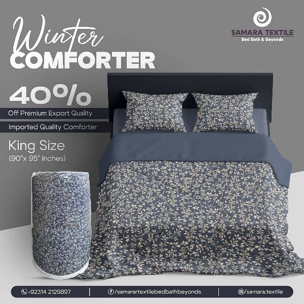 Winter Comforters 450 gsm vilki razai 9