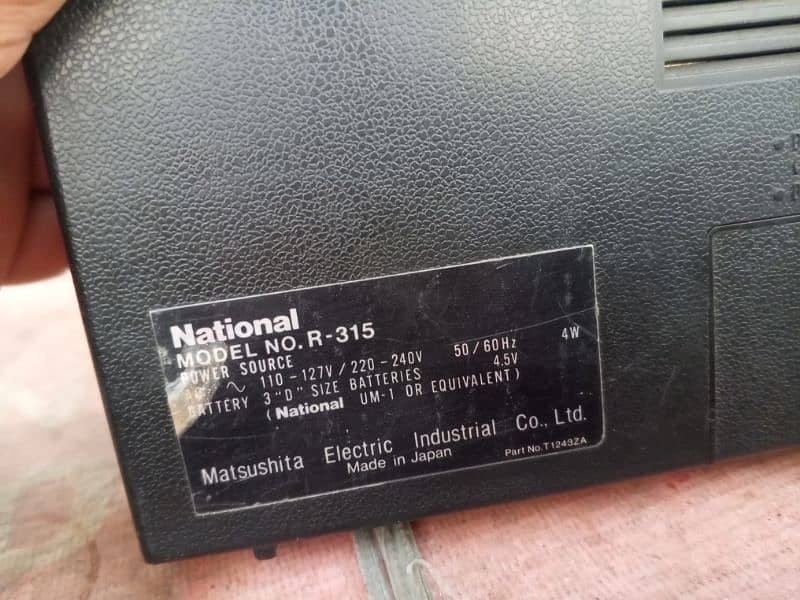 Radio National Panasonic 3 band 8