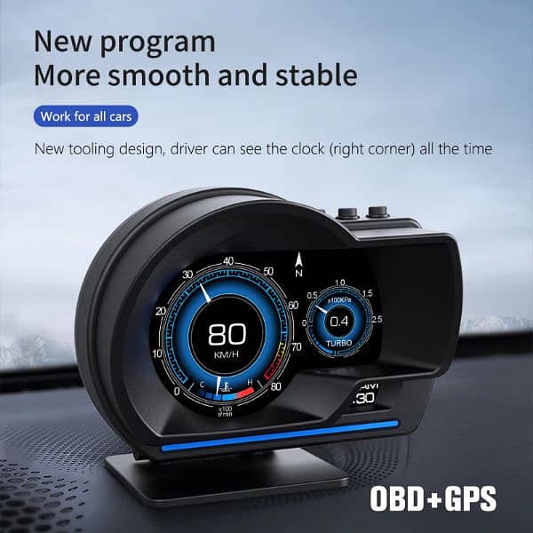 P6 OBD2 + gps HUD head up display.  or self diagnose device. 2