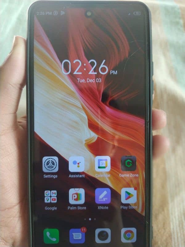 Infinix note 10 pro for sale with audionic airbuds 1