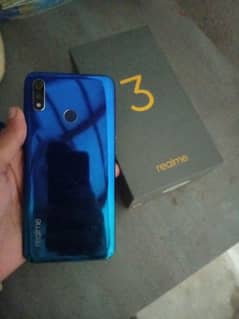 realme 3 with box and charger