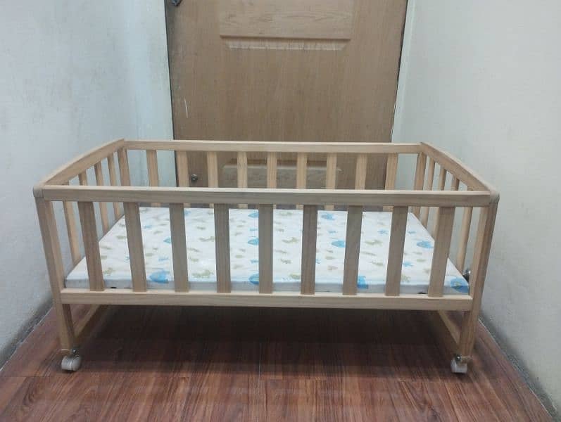 Imported Wooden Baby Cot | Big + Small 3