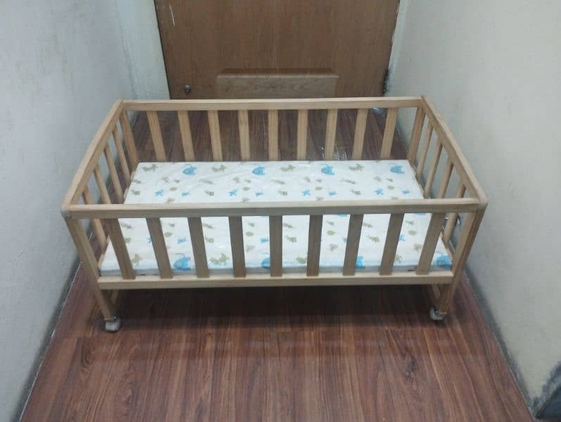 Imported Wooden Baby Cot | Big + Small 4