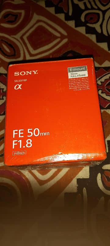 Urgent Sale: Sony FE 50mm f/1.8 Lens in Excellent Condition 1