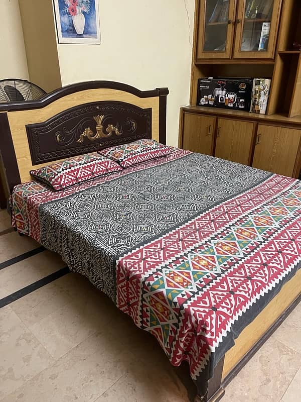 Premium Quality Wooden Double Bed 1