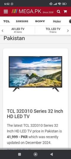 TCL led 32 inch