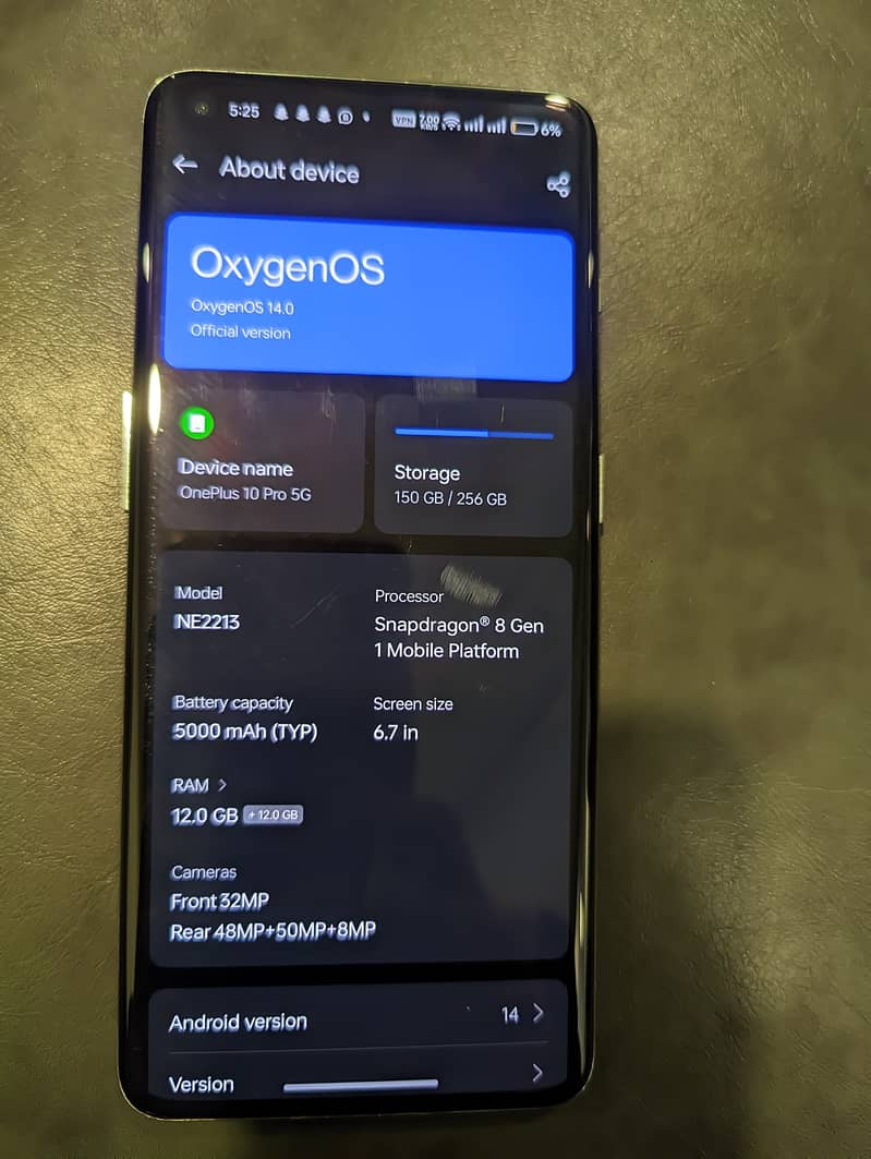 One Plus 10 Pro 5G 256GB - Official PTA Approved 5