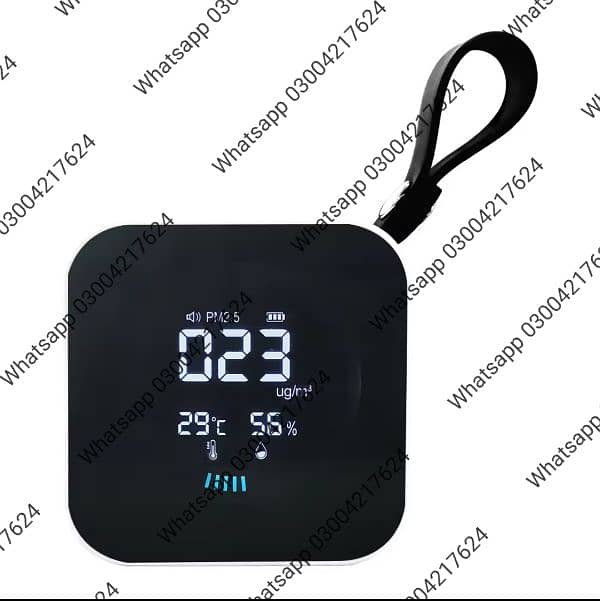 Portable PM2.5 AQI Quality Detector humidifier Use LCD Display Tempe 0