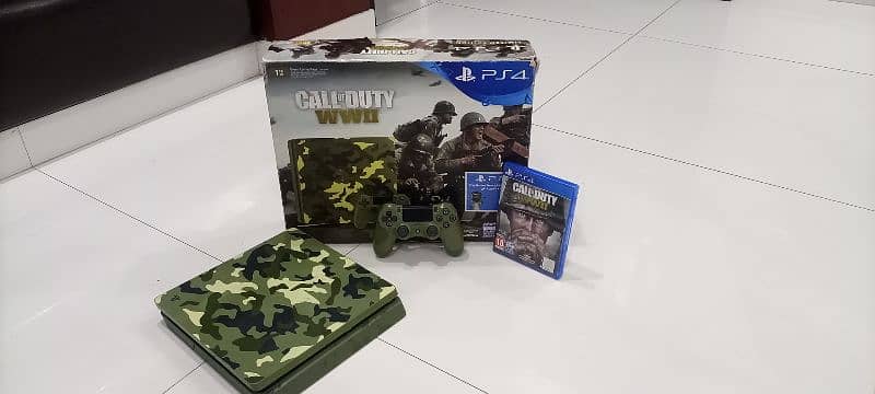 PS4 COD WWII edition with cd 0