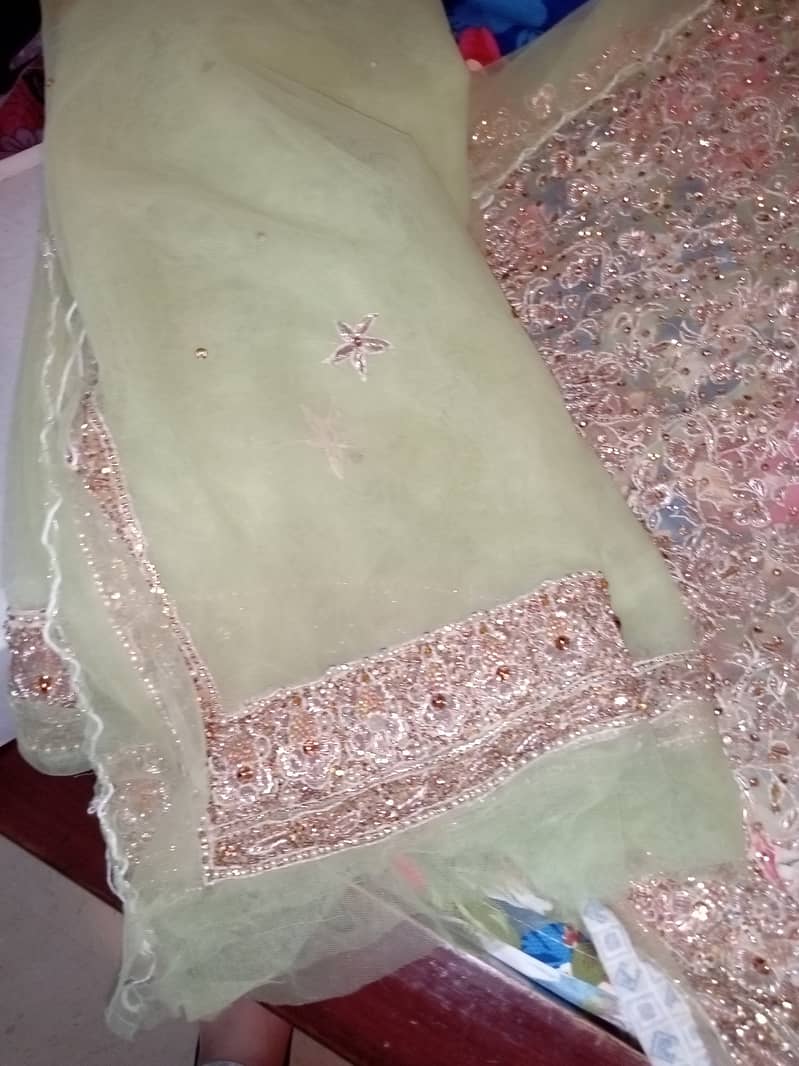 Unstitched bridal dress reasonable price 1