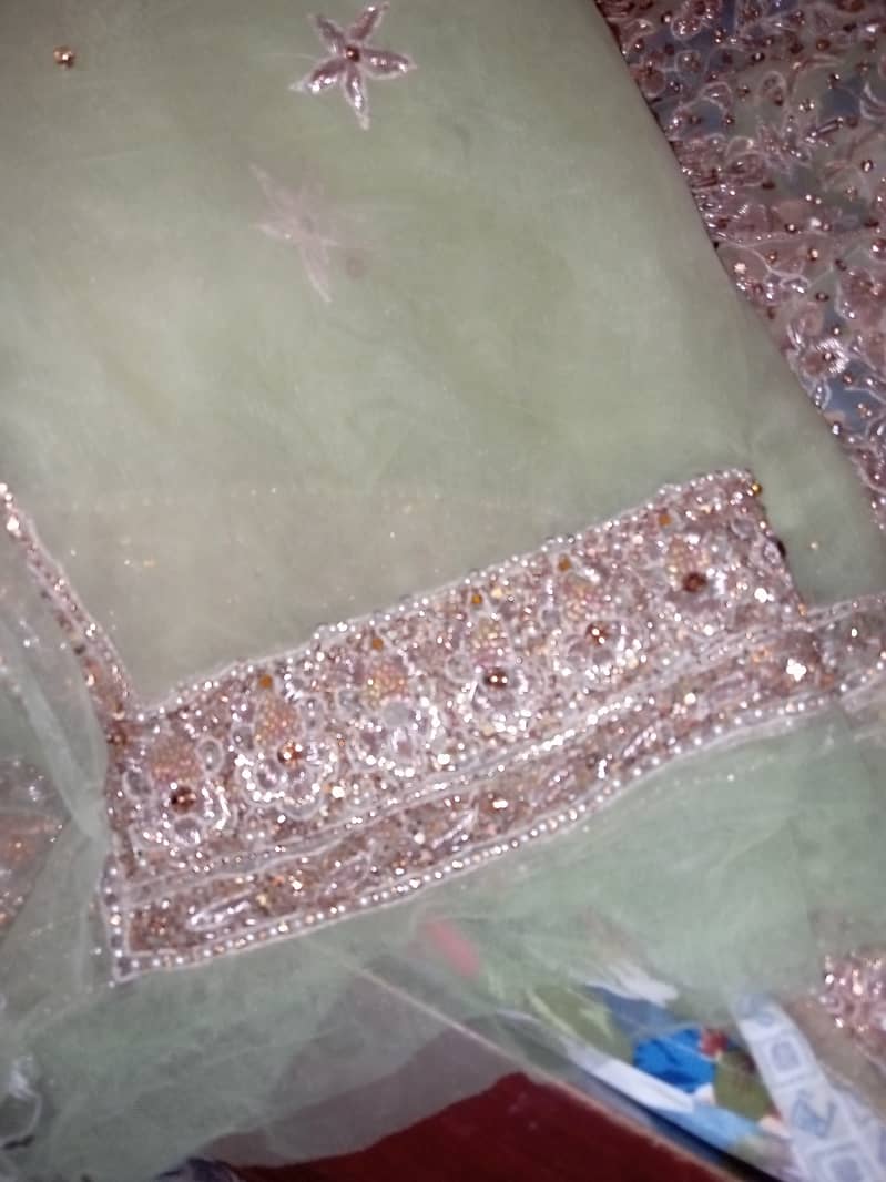 Unstitched bridal dress reasonable price 2