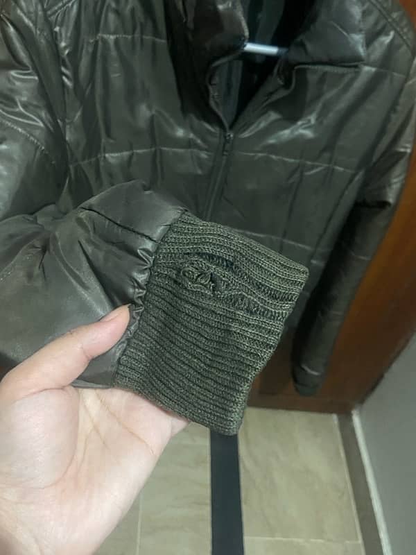 green puffer jacket 3