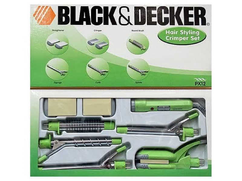 Hair straightener 6 in 1 Black Decker 100% real product hair curls 5