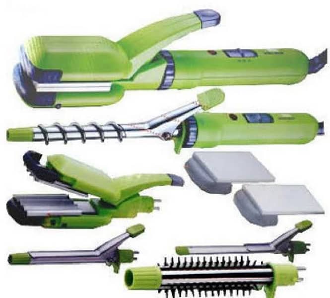 Hair straightener 6 in 1 Black Decker 100% real product hair curls 7