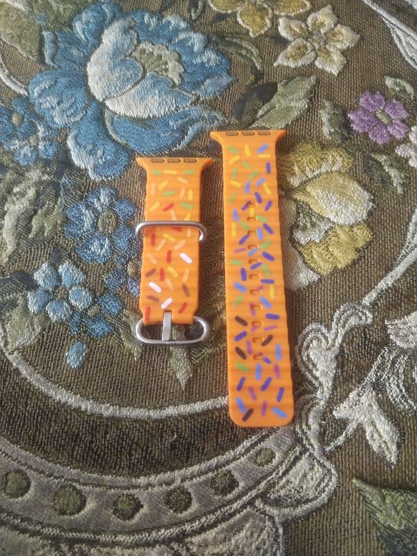 Orange Donut Straps For Smart Watch 0