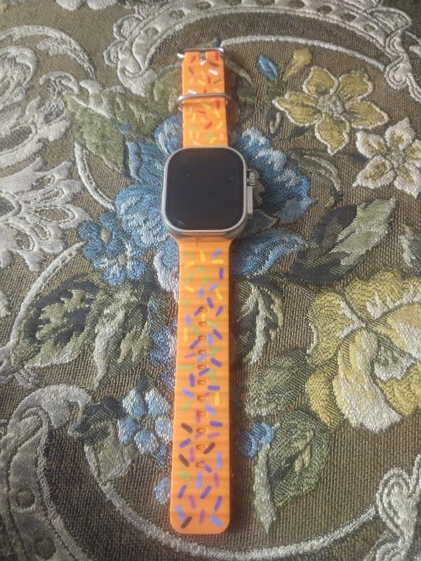 Orange Donut Straps For Smart Watch 1