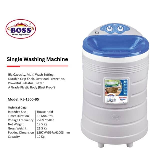 boss washing machine 10/10 6