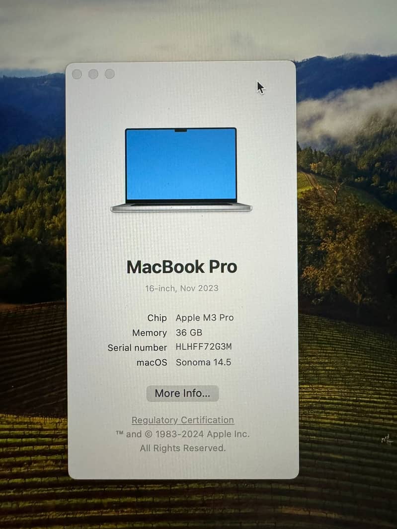 MacBook Pro 16-inch (M3 Pro, A2991) – Like New, Open Box 8