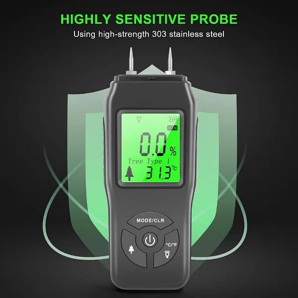 Electric Digital Wood Moisture sports Meter 2 Pins Professional 0