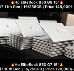 HP EliteBook 850 G7 G8 15 inch i7 10th 11th Gen 16GB 256GB