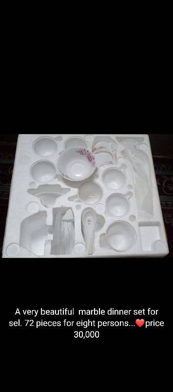 dinner set for 8 persons for sale price is negotiable 2