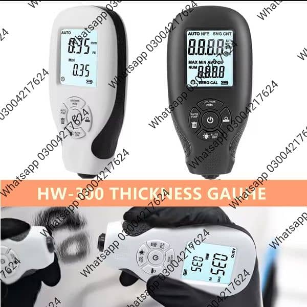 Car Paint Tester crash tester Digital Meter Hw-300 15