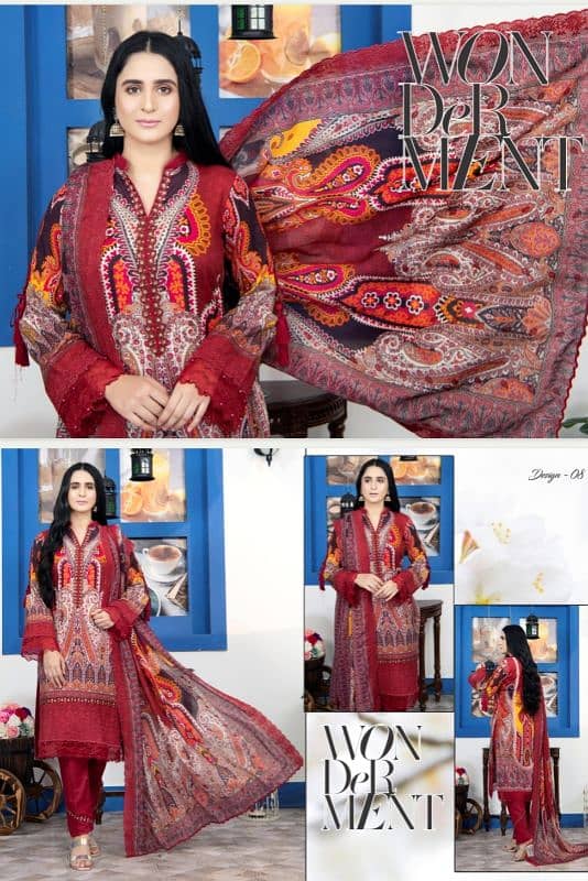 khaddar three piece suit 3