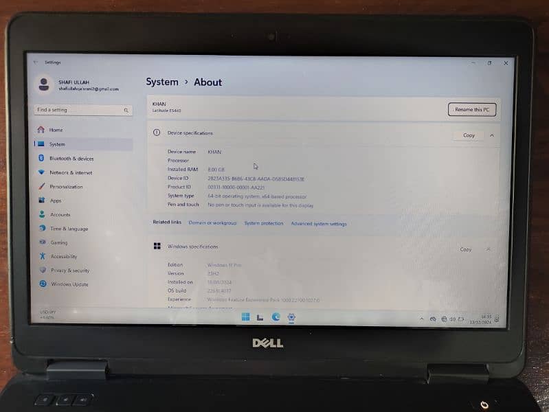 Laptop Dell E5440 6