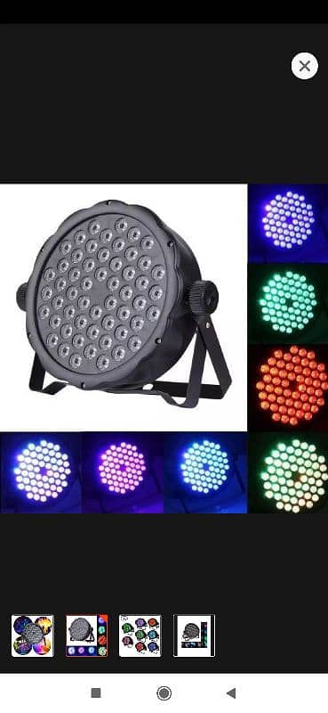 LED Stage Decorations Home Wall Lights RGB DJ LED Par Light Remo 5