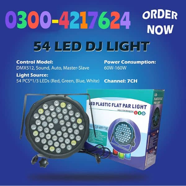 LED Stage Decorations Home Wall Lights RGB DJ LED Par Light Remo 10