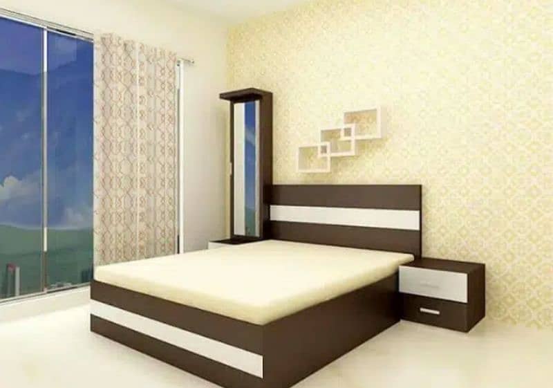 Bed set / King Size bed / Double Bed / Wooden bed 8