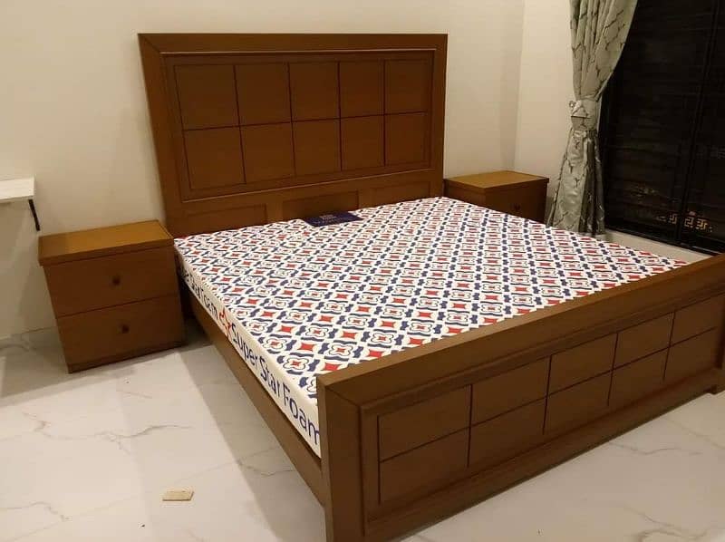 Bed set / King Size bed / Double Bed / Wooden bed 18