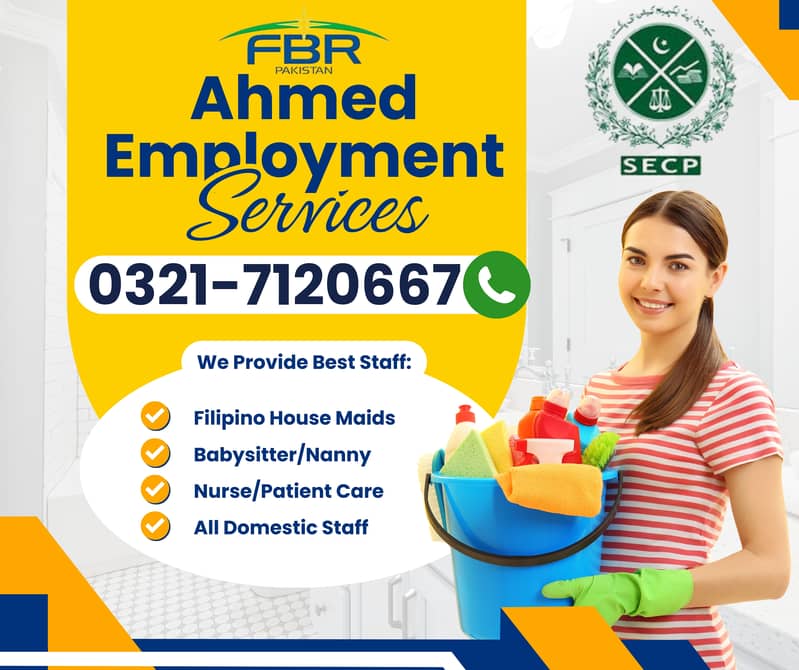 Maids | House Maids | Home Maids | Nanny Helper | Domestic Maids Staff 0