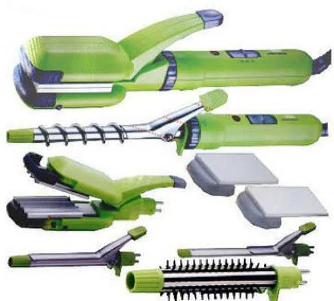 Hair straightener 6 in 1 Black Decker 100% real product hair curls 9