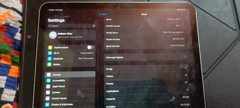ipad 10 Gen 64GB 2