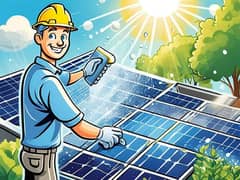 solar penal cleaning