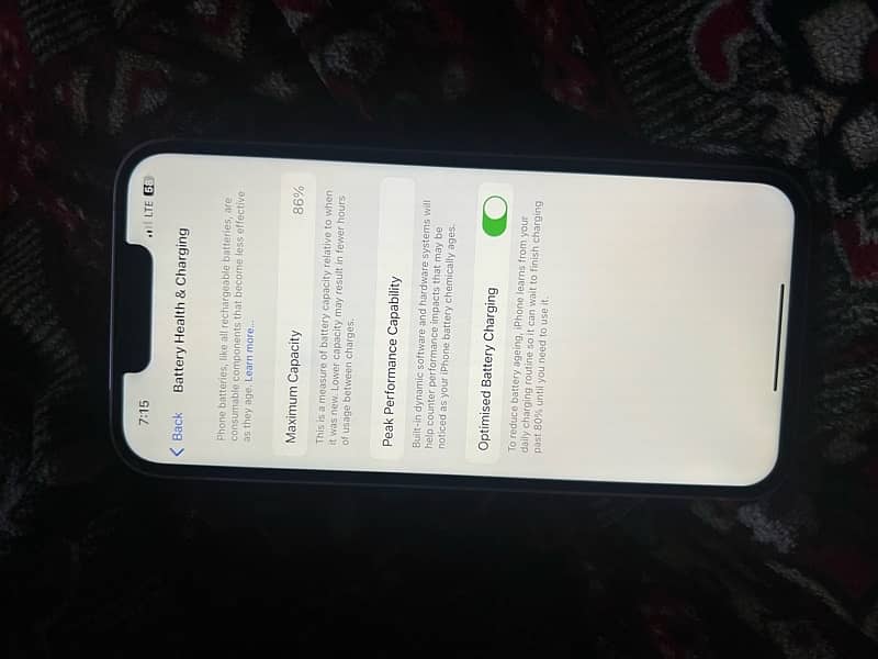 iPhone 13 Non PTA (sim working) 86 battery health 1