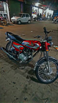 honda 125 red 2023 model